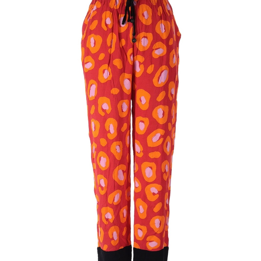 FARM Rio Vibrant Red and Orange Pants